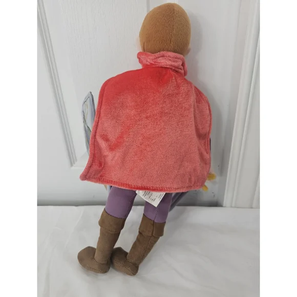HTF Disney Store Sleeping Beauty Prince Phillip RARE 15" Plush Doll Sword Shield - Picture 2 of 5